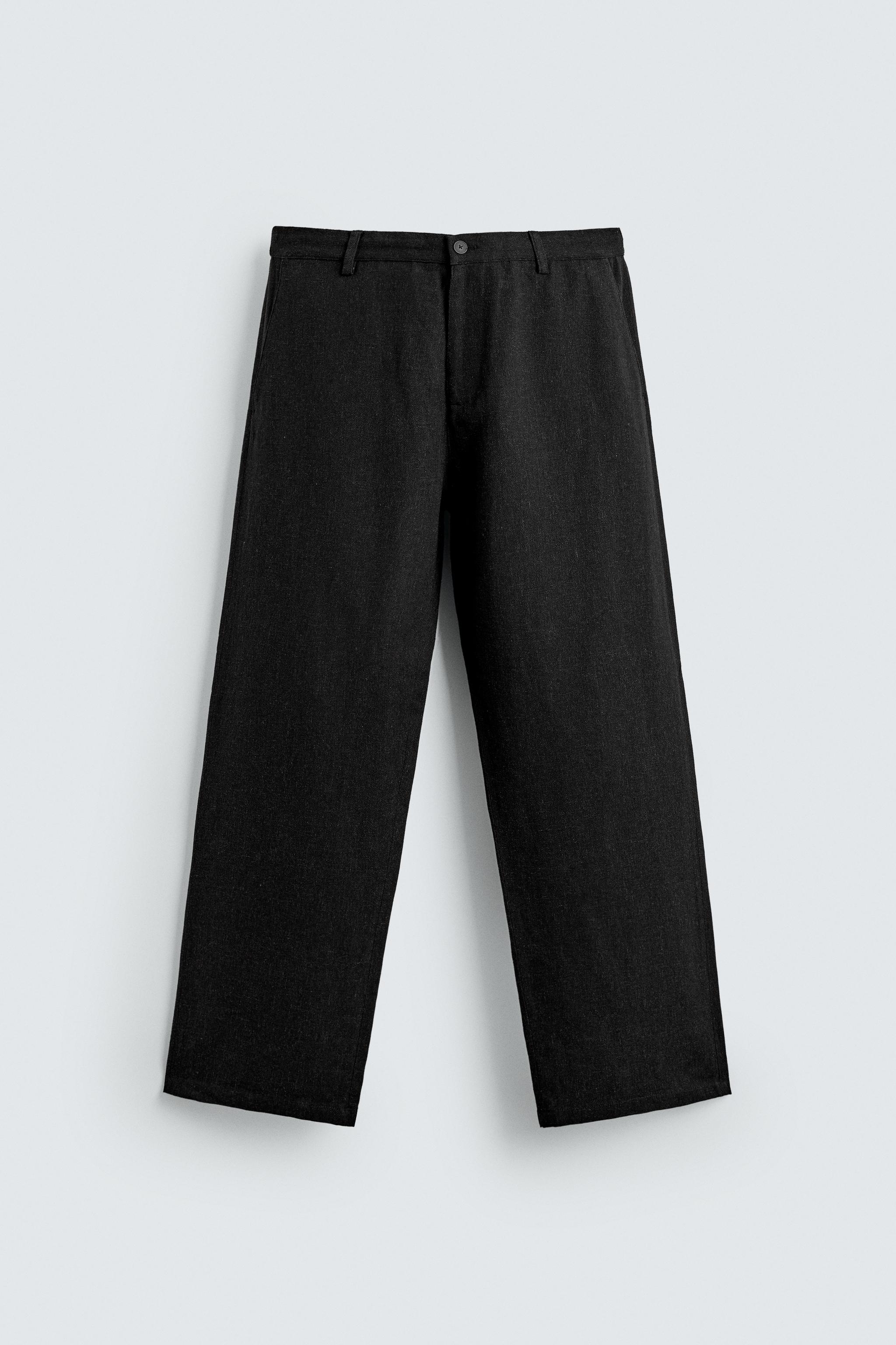 RELAXED FIT VISCOSE-HEMP PANTS